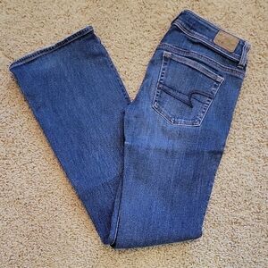 American Eagle Outfitters Kick Boot Super Stretch Size 2 Jeans